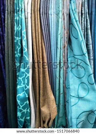 Curtain, Fabric, Curtain Background, Empty Space...,
