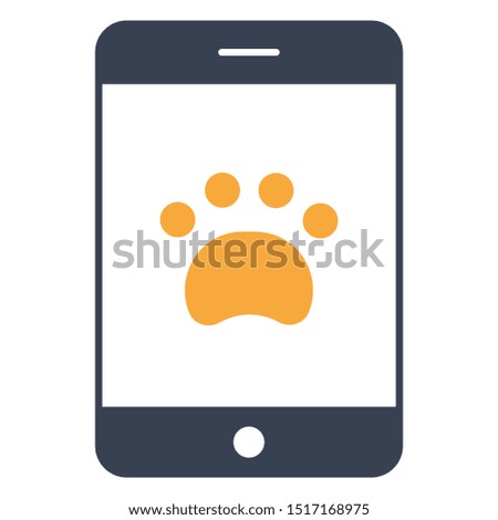 Pawrex Pet Mobile App Vector Icon Design