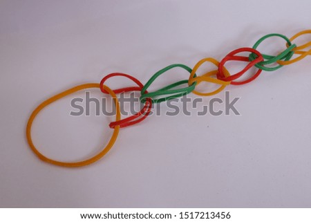 rubber photo with white background