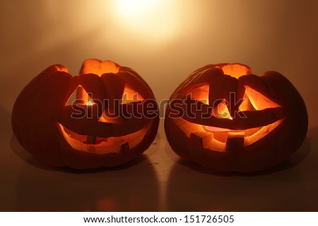 pumpkin on the Halloween day