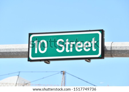 road sign to success, photo as a background street sign in miami city florida usa america