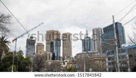 Melbourne Australia City and Towers