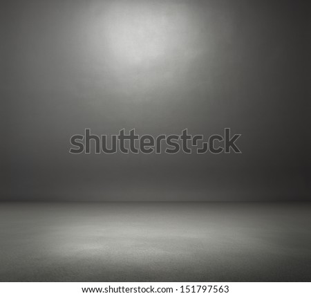 empty dark grey room Royalty-Free Stock Photo #151797563