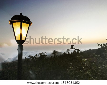 Lightning Lantern over the Clouds, Tiede (Tenerife) in height, Mountain View
