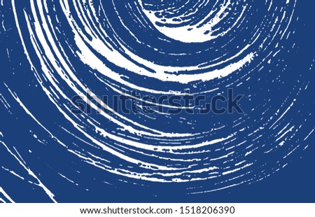 Grunge texture. Distress indigo rough trace. Excellent background. Noise dirty grunge texture. Interesting artistic surface. Vector illustration.