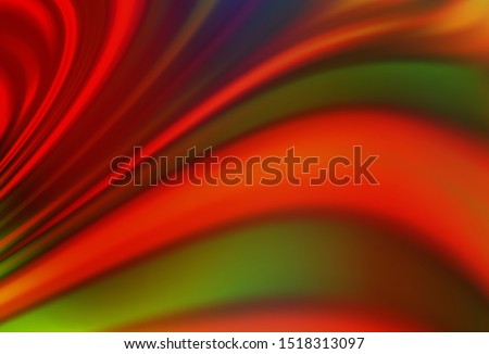 Light Green, Red vector background with lamp shapes. An elegant bright illustration with gradient. The template for cell phone backgrounds.