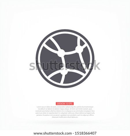 network vector icon. lorem ipsum Flat Design JPG