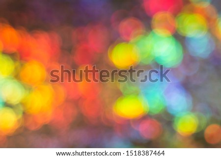 Fantasy Abstract blur 
multicolored bokeh colorful sparkle for background
