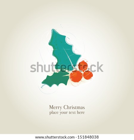 Christmas and New Year beautiful card, graphic christmas for design