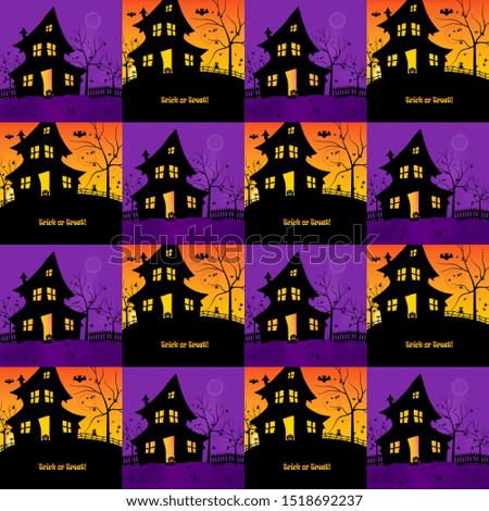Haunted Houses and friends, trick or treat - wallpaper