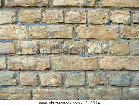  An old brick wall background