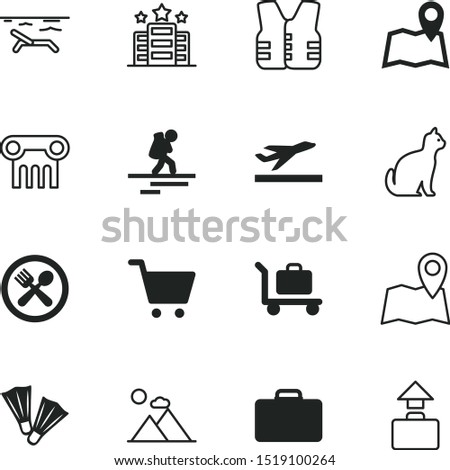 vacancy vector icon set such as: kid, spoon, jet, finance, takeoff, commerce, linear, adventure, human, online, room, fork, purchase, swimwear, restaurant, child, ornate, stone, person, resort