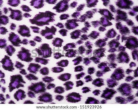 Leopard Printed in purple