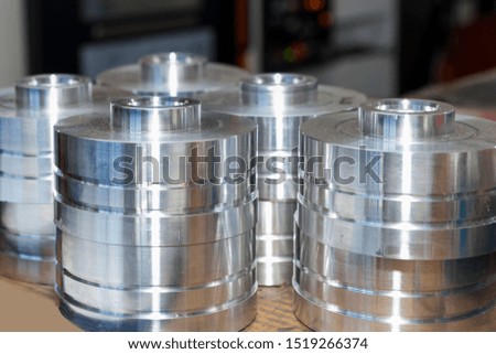 pre-fabricated machine parts for molding