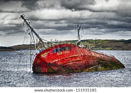 Ear Essa, Ship Wreck, Mulroy Bay, Co. Donegal