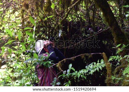 women Nature photographer in thailand