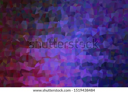 Dark Purple, Pink vector polygonal pattern. Creative geometric illustration in Origami style with gradient. Brand new design for your business.