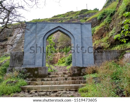 Patta Fort Vishramgad Entrance arch Fiber plastic reconstructed  