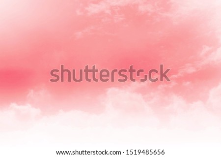 pink sky with white cloud
