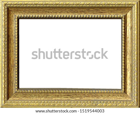 Texture, background with gilded bronze frame