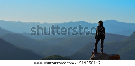 A Woman In Pursuit of Adventure
 Royalty-Free Stock Photo #1519550117