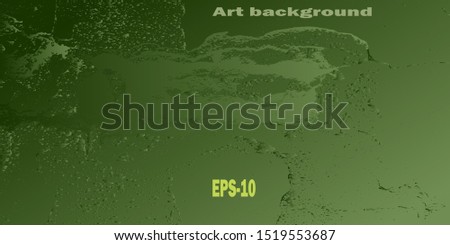 Art background. Creative vector background for banner and flyer. Abstract vintage background. Texture stains. Designer decorative cover. Vector graphics. Spots and blots. Obsolete surface. 