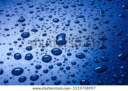 TEXTURE OF WATER DROPS ON METAL. GRAPHIC RESOURCE FOR FUND Royalty-Free Stock Photo #1519738997