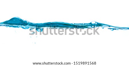 Water Surface Splashing and Bubble