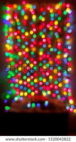 Multi color abstract bokeh background that can be used for cover decoration or background
