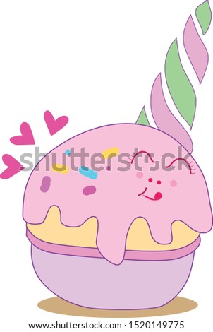 Unicorn cupcake - party concept