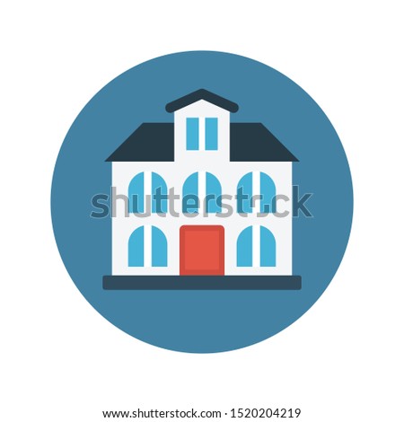 shelter glyph flat vector icon
