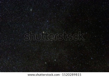 Sagitta Constellation in Real Night Sky, The Arrow Constellation Starry Sky 