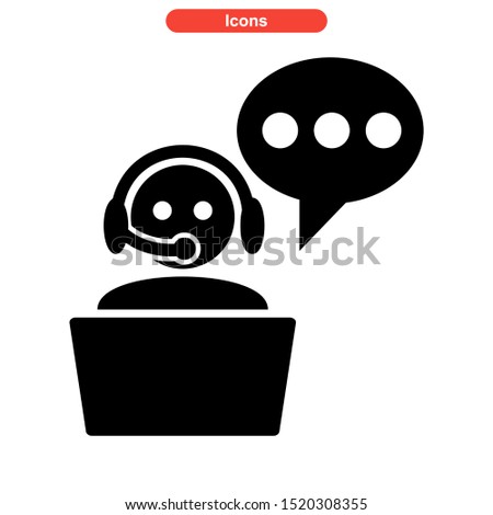 talk icon isolated sign symbol vector illustration - high quality black style vector icons
