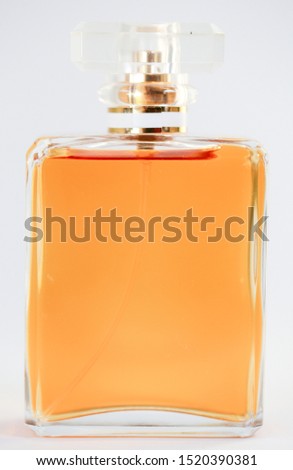 Perfume bottle isolated on white background - Image