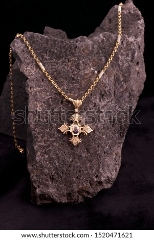 Gold luxury religious Cross Bracelet