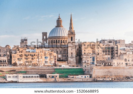Valletta capital city of Malta