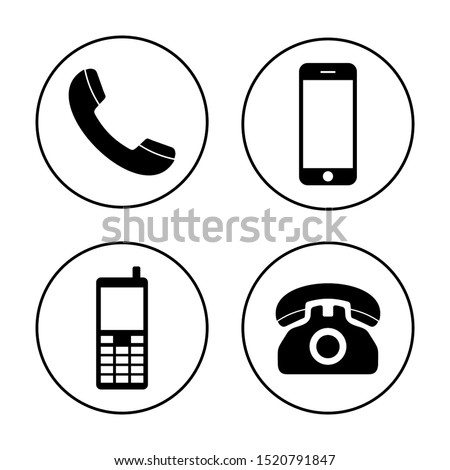 Phone icon vector. Call icon vector. mobile phone smartphone device gadget. telephone icon. Contact