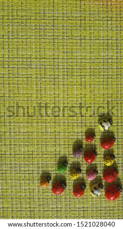 Colorful frame on image background