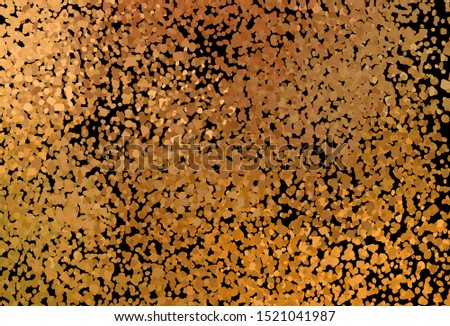 Dark Orange vector template with chaotic shapes. Illustration with colorful gradient shapes in abstract style. Background for a cell phone.