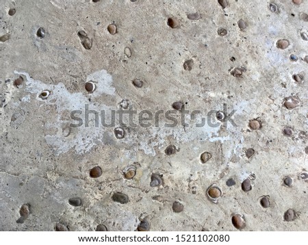 Cement with small stone floor texture background