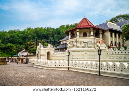 Temple of the Sacred Tooth Relic, kandy, sri lanka Royalty-Free Stock Photo #1521168272