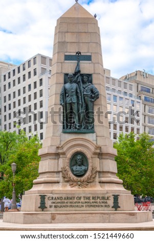 Landmark - Grand Army of the Republic Memorial Monument - Washington DC city - USA Photos