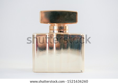 Perfume bottle isolated on white background - Image