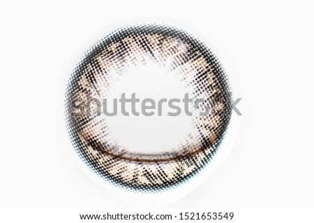 Macro texture of contact lens