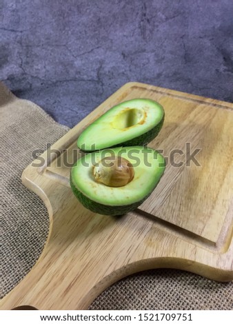 Avocado. Some types of flatlay shoot results as well as normal shoot.