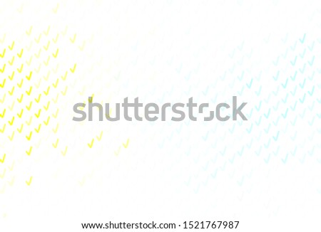 Light Blue, Yellow vector pattern with curved lines. Geometric illustration in abstract style with gradient.  A new texture for your  ad, booklets, leaflets.