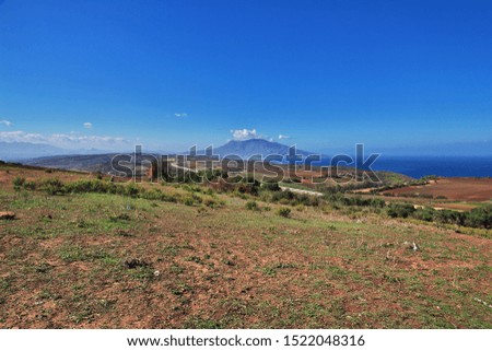 View on Mediterranean coast in Algeria, Africa