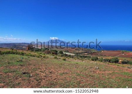 View on Mediterranean coast in Algeria, Africa