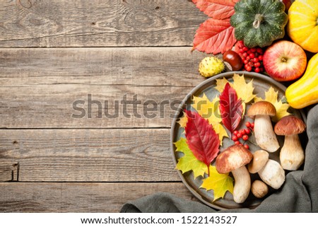 Autumn holiday concept. Thanksgiving background