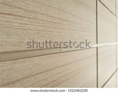 Selected focus decorative rectangle grid - Interior wall decoration - 3D geometric style- seamless background - wood texture.